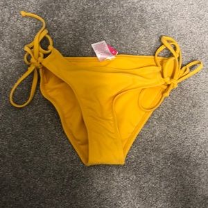 Yellow bikini bottoms